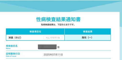 桔平(ｷｯﾍﾟｲ) 陰性報告💉