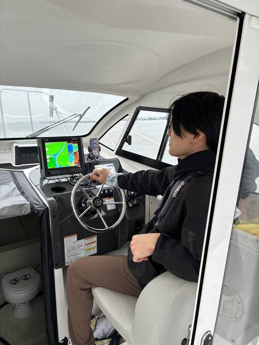 輝星(ｺｳｾｲ) 初ボート🛥️