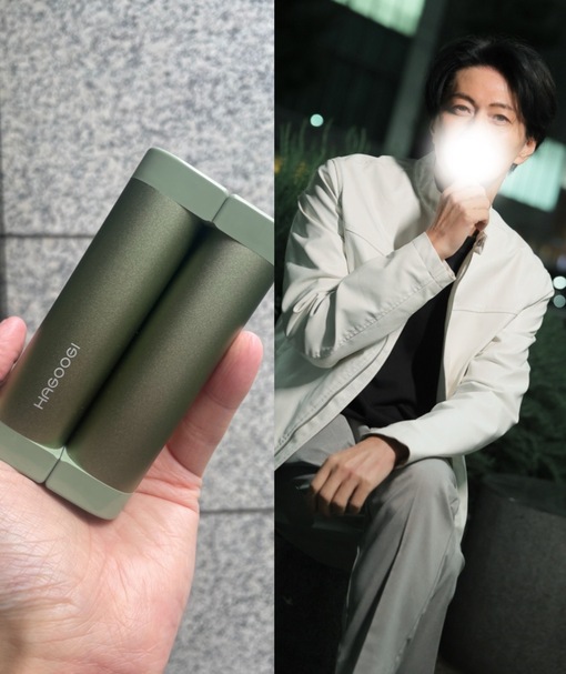 隼人(ﾊﾔﾄ) 充電式ホッカイロが届きました。