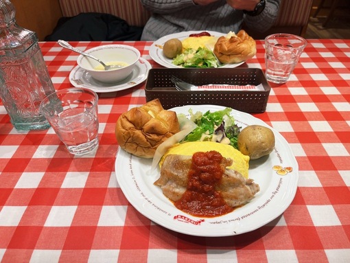 つばさ 基哉くんとオムライス✨