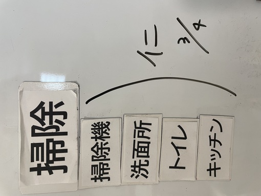 仁(ｼﾞﾝ) 事務所の掃除完了♪