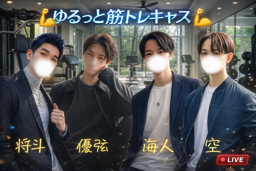 優弦(ﾕﾂﾞﾙ) 【再告知】本日21時筋トレキャス！