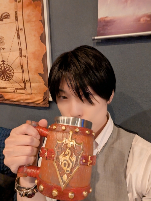 輝星(ｺｳｾｲ) ゴクゴク🍺