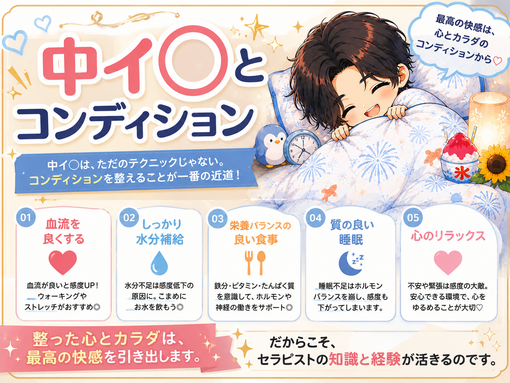 仁(ｼﾞﾝ) 中イキとコンディション