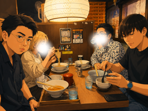 仁(ｼﾞﾝ) 5人でラーメン🍜