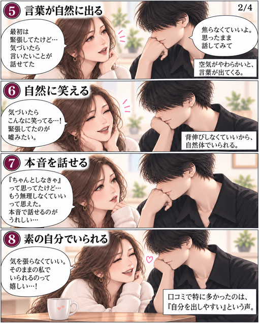 一樹(ｲﾂｷ) 口コミ分析結果の漫画化②