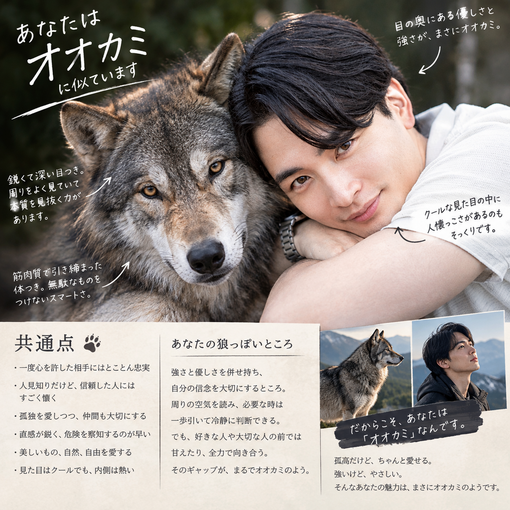 理(ｵｻﾑ) 【🐺】動物診断したけどさあ【🐺】