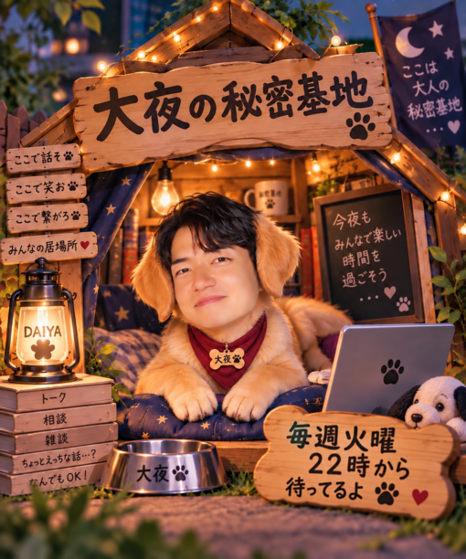 大夜(ﾀﾞｲﾔ) 第三回　大夜の秘密基地