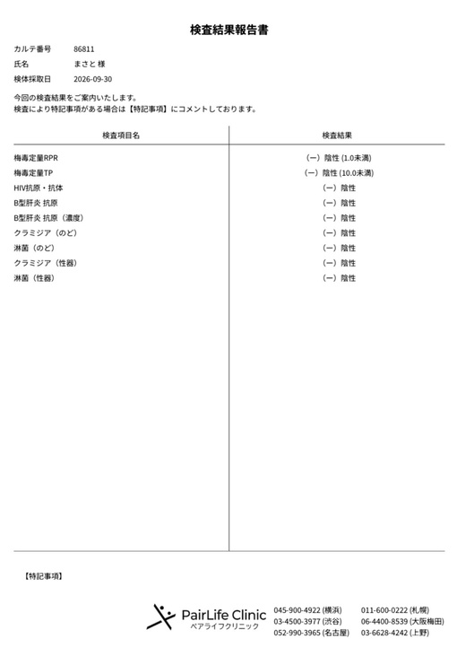 将斗(ﾏｻﾄ) 【安心して会ってもらうために🌿】