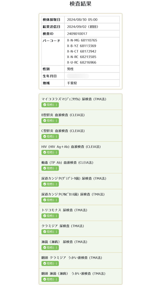 元気(ｹﾞﾝｷ） 検査